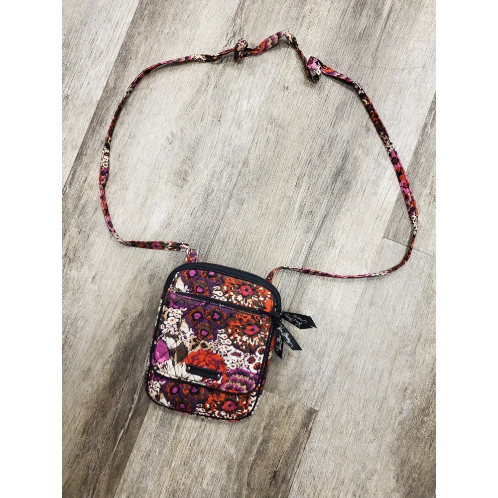 Vera Bradley Quilted Crossbody Bag Floral Paisley Mini Shoulder Purse #80